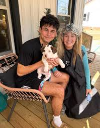 Rescue pup with friends of The Rescue Salon